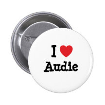 Eu amo o t-shirt do coração de Audie Pins