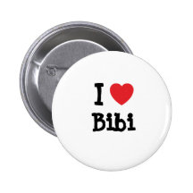 Eu amo o t-shirt do coração de Bibi Botons