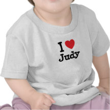 Eu amo o t-shirt do coração de Judy
