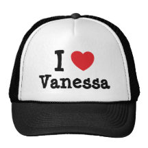 Eu amo o t-shirt do coração de Vanessa Bonés