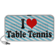 Eu amo o ténis de mesa caixinha de som para iPod