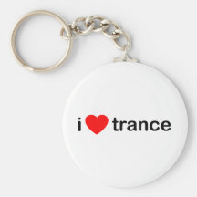Eu amo o Trance Chaveiro