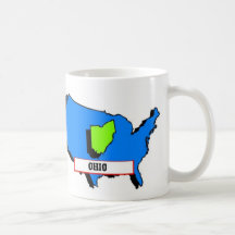 Eu amo Ohio Canecas