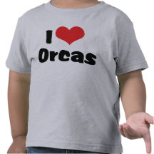 Eu amo orcas tshirts
