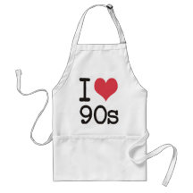Eu amo os produtos 90s & o design! aventais