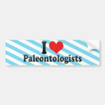 Eu amo Paleontologists Adesivos
