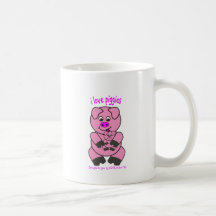 EU AMO PIGGIES - AMOR A SER MIM CANECA