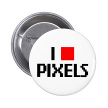 Eu amo pixéis boton