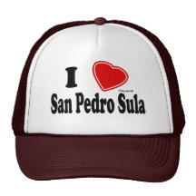 Eu amo San Pedro Sula Bonés