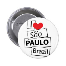 Eu amo Sao Paulo Brasil Boton