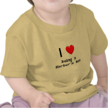 Eu amo ser t-shirt do miúdo de um barbeiro