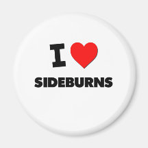 Eu amo Sideburns Imã