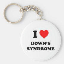 Eu amo Síndrome de Down Chaveiros