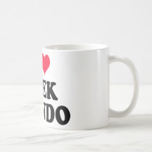 Eu amo Taekwondo Caneca