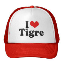 Eu amo Tigre Boné