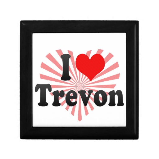 Eu amo Trevon Porta Jóias