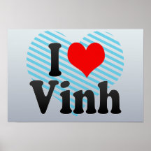 Eu amo Vinh, Vietnam Pôsteres