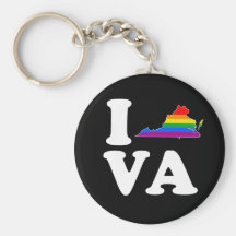 EU AMO VIRGÍNIA ALEGRE - BRANCO - .PNG CHAVEIRO