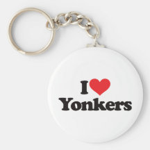 Eu amo Yonkers Chaveiro