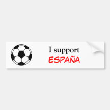 Eu apoio España Adesivos
