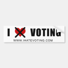 Eu deio votar o autocolante no vidro traseiro adesivo