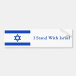 Eu estou com Israel Adesivos