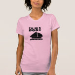 Eu estou em presentes de um barco camisetas