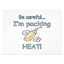 Eu estou embalando meninos do calor convites personalizado