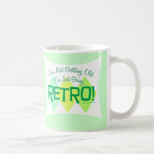 Eu estou indo retro! caneca