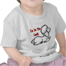 Eu estou no cordeiro camisetas