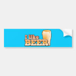 EU GOSTO do design da bebida do álcool da CERVEJA Adesivo
