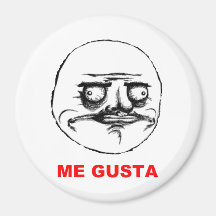Eu Gusta enfrenta (o texto) Imã