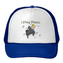 Eu jogo o chapéu do piano boné