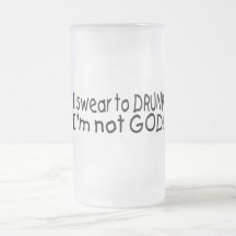 Eu juro ao deus do bebado Im não Caneca