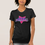 Eu lanço para a camisa cor-de-rosa da estrela das  camiseta