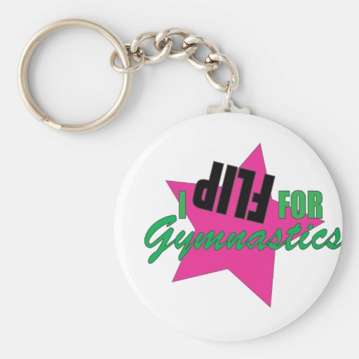 Eu lanço para o chaveiro da ginástica