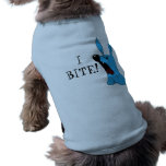 EU MORDO! Camiseta de cão! Roupa Pet