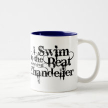 Eu nado à batida de minha própria caneca do candel