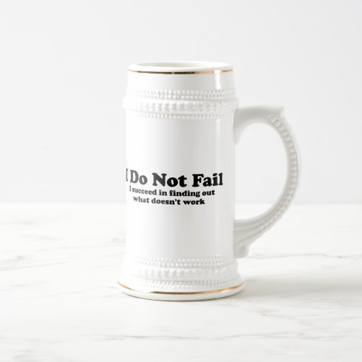 Eu não falho caneca