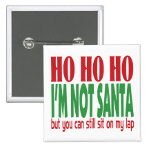 Eu não sou papai noel boton