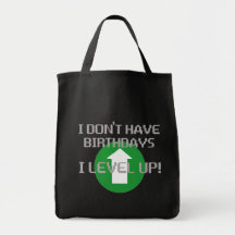 Eu não tenho aniversários… bolsas de lona