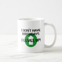 Eu não tenho aniversários… caneca