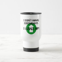 Eu não tenho aniversários… caneca