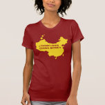 EU PENSO QUE EU DEVO O DINHEIRO DE CHINA TSHIRT