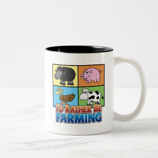 Eu preferencialmente estaria cultivando! (fazendei caneca