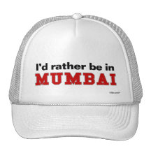 Eu preferencialmente estaria em Mumbai Bonés