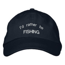 Eu preferencialmente ESTARIA PESCANDO o chapéu bor Bone