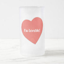 Eu sou adorável caneca