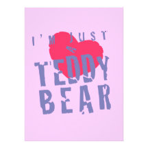 Eu sou apenas um urso de ursinho convites personalizados