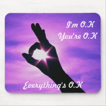 Eu sou APROVO, você sou APROVO, tudo SOU APROVADO Mousepad